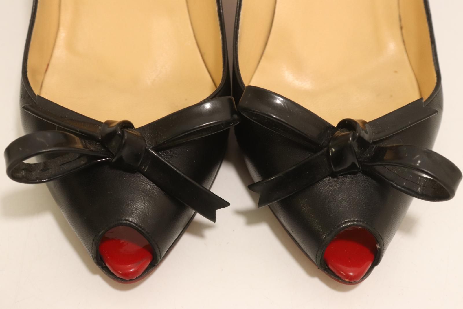中古】 Christian Louboutin レディースパンプス 22cm オープントゥ