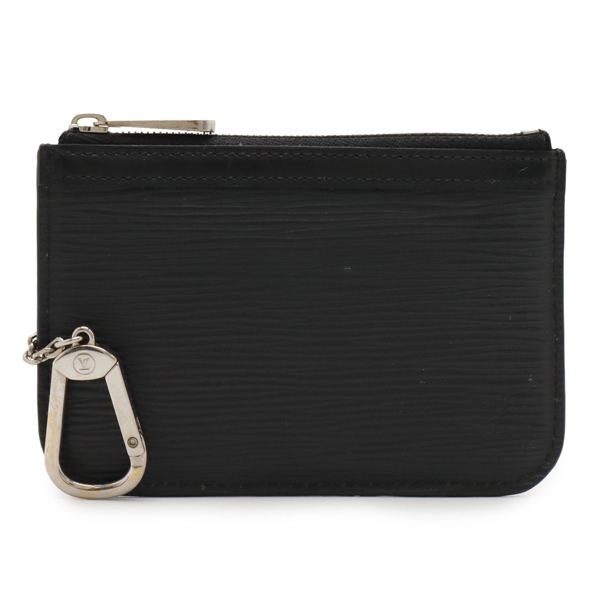 LOUIS VUITTON ルイ ヴィトン エピ ポシェット クレ NM ケース 小銭入れ パース ノワール 黒 ブラック シルバー金具 M66602 メンズ LOUIS VUITTON ルイ ヴィトン エピ ポシェット クレ NM コイン