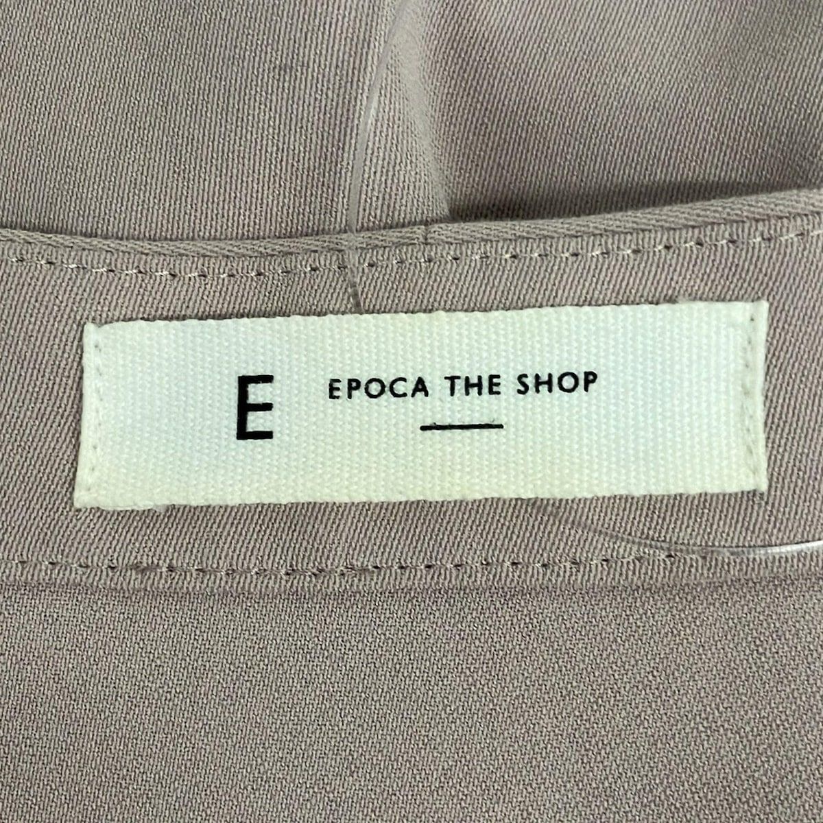 エポカ ベージュ 長袖 ワンピース 40 EPOCA THE SHOP(エポカザショップ