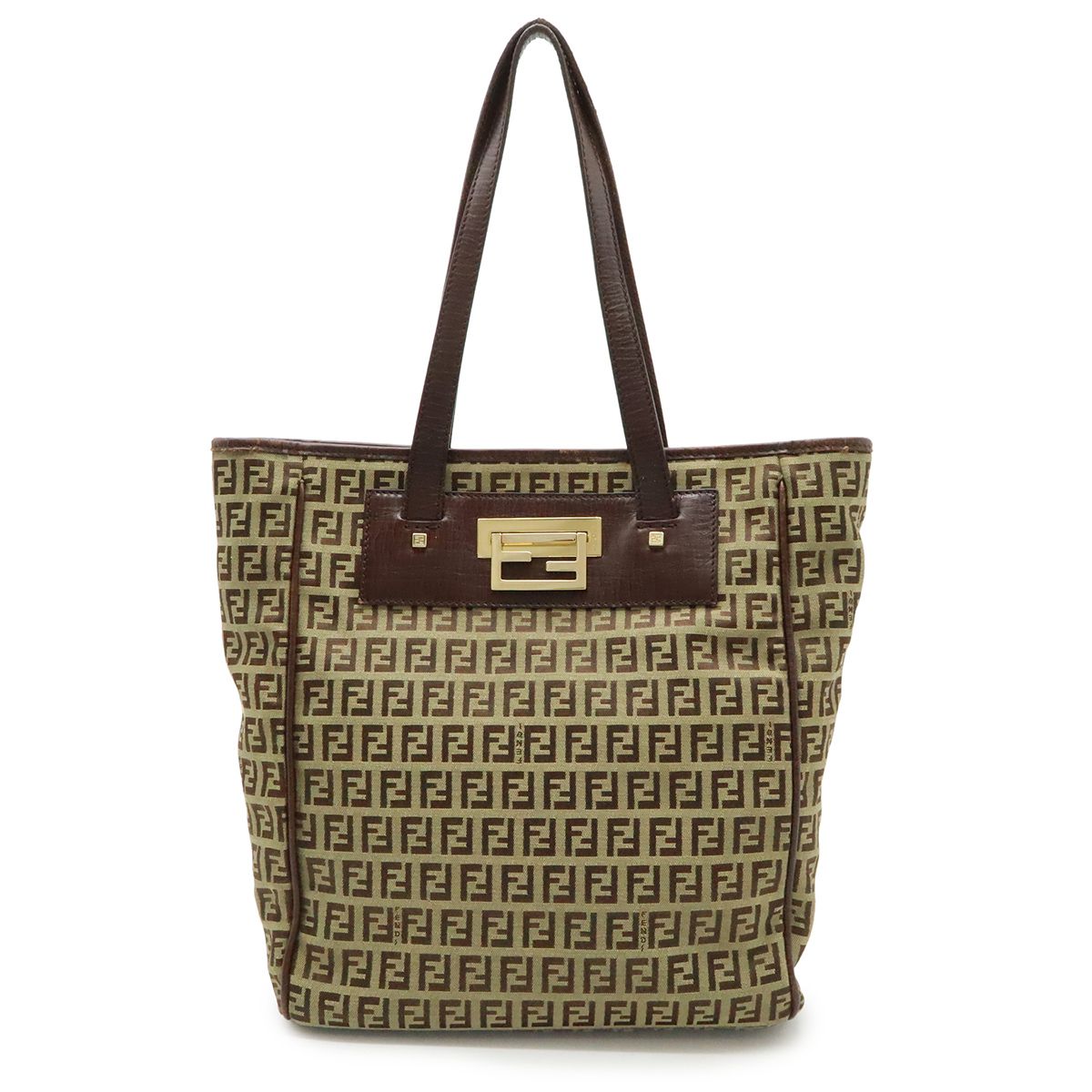 FENDI フェンディ ズッキーノ ズッカ柄 トートバッグ ショルダー FENDI フェンディ ズッキーノ ズッカ柄 トートバッグ ショルダー