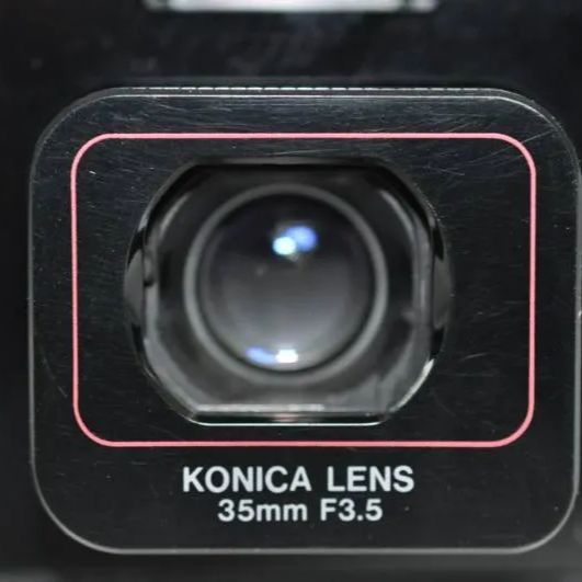 動作OK】Konica Big mini A4 ブラック コンパクトフィルムカメラ