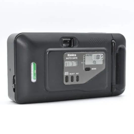 動作OK】Konica Big mini A4 ブラック コンパクトフィルムカメラ