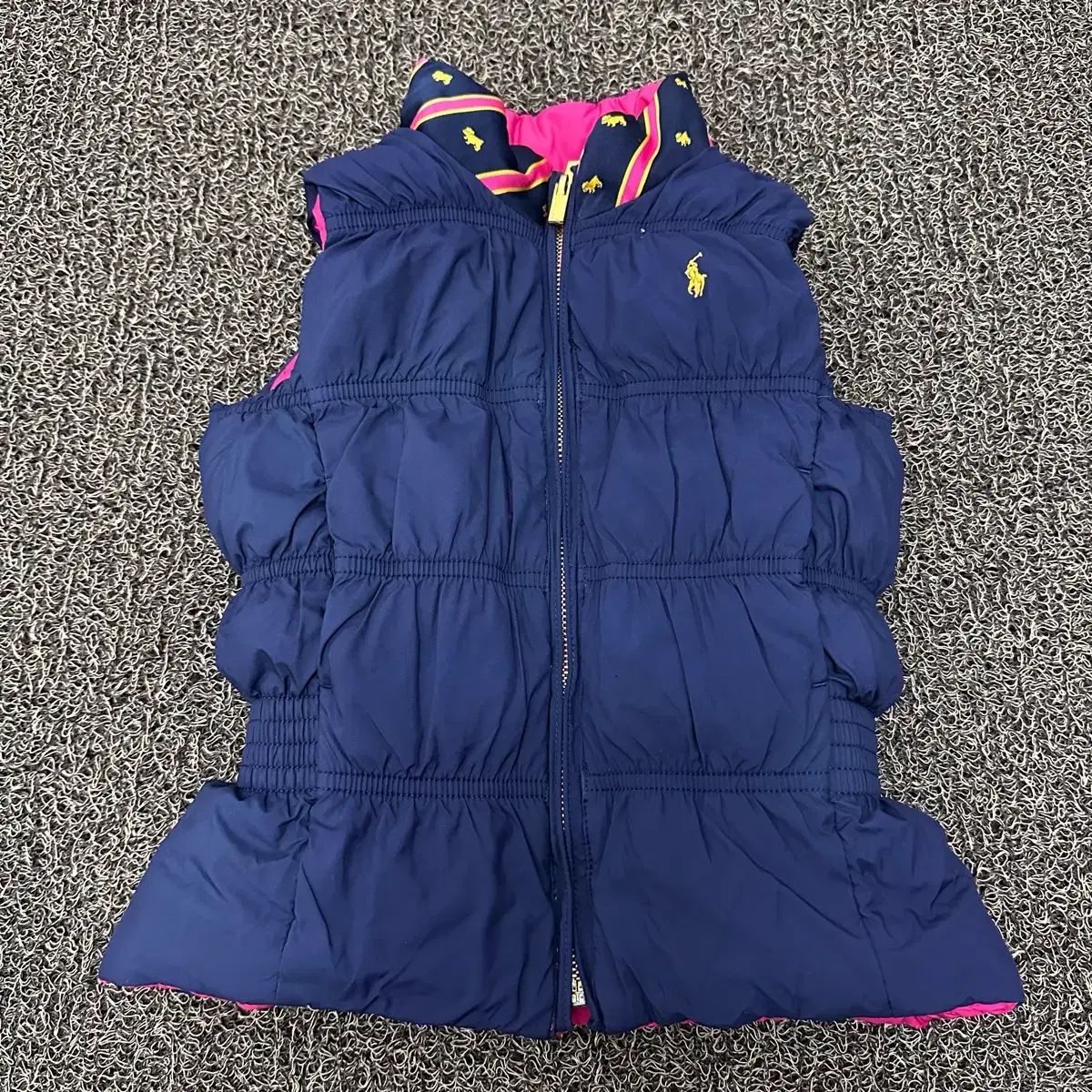 110 ポロラルフローレン キッズ リバーシブル ダウンベスト 110サイズ