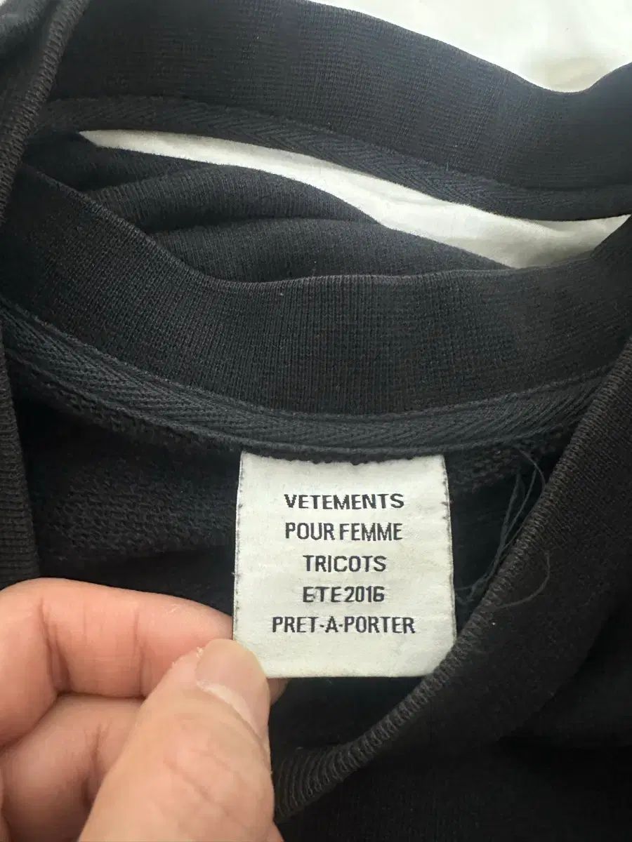 S 16SS VETEMENTS ヴェトモン x Champion チャンピオン メタルロゴ