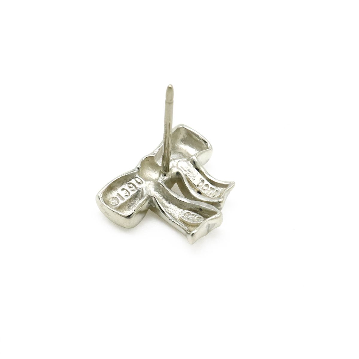 TIFFANY&Co. ティファニー ボウ ピアス リボンモチーフ SV925 Ag925 