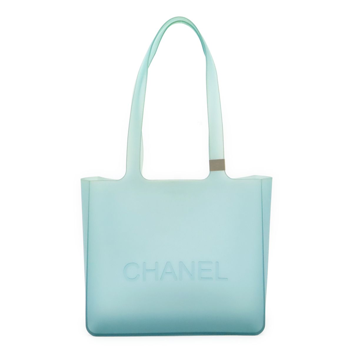 CHANEL シャネル ロゴ ラバートート トートバッグ ショルダーバッグ 