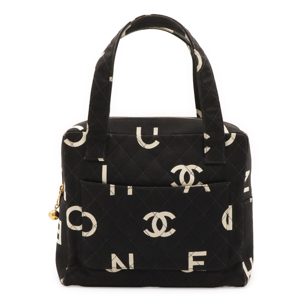 CHANEL シャネル ココマーク ロゴ プリント ハンドバッグ トート CHANEL シャネル ココマーク ロゴ プリント ハンドバッグ トート