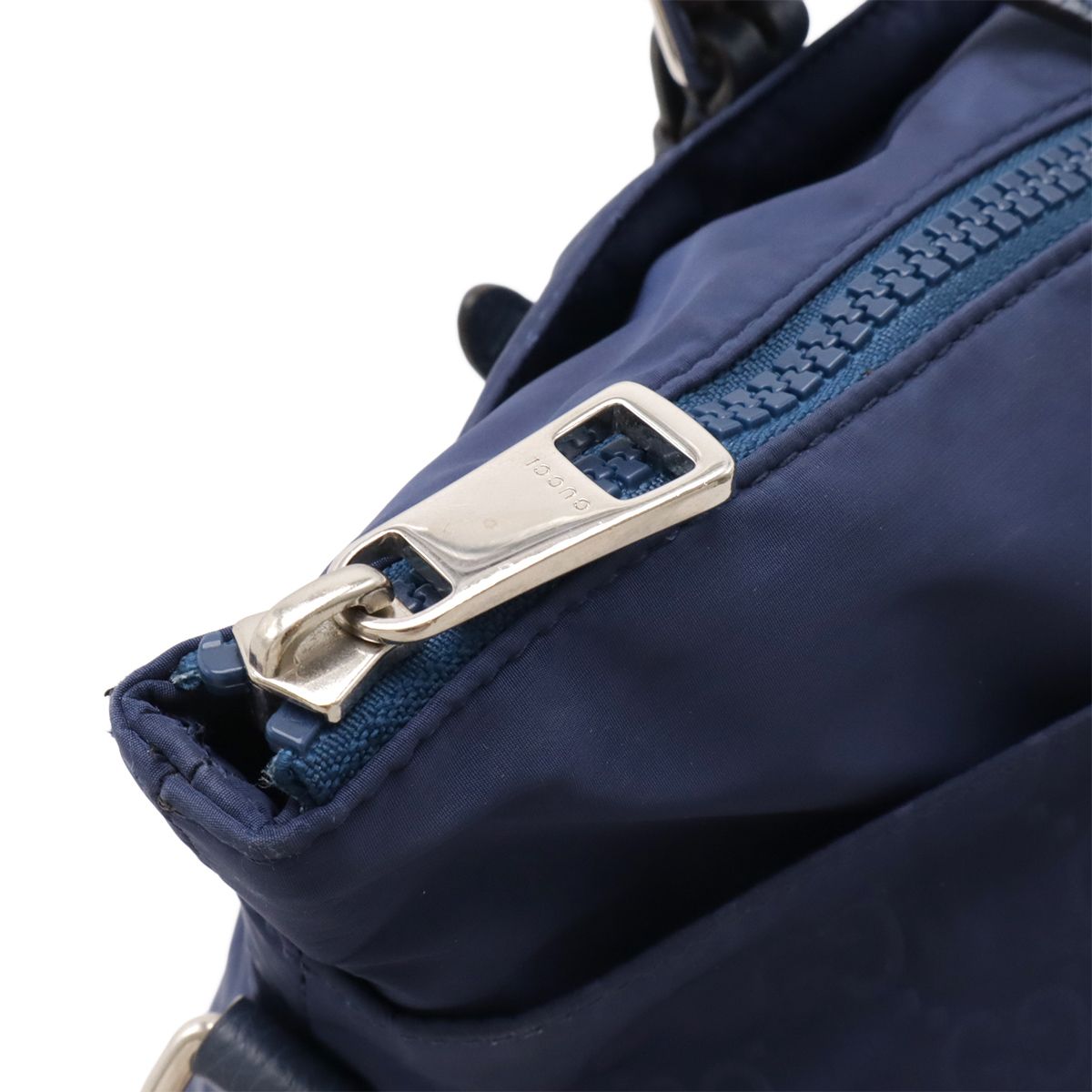 GUCCI グッチ GGナイロン トートバッグ 2WAY ショルダーバッグ 斜め
