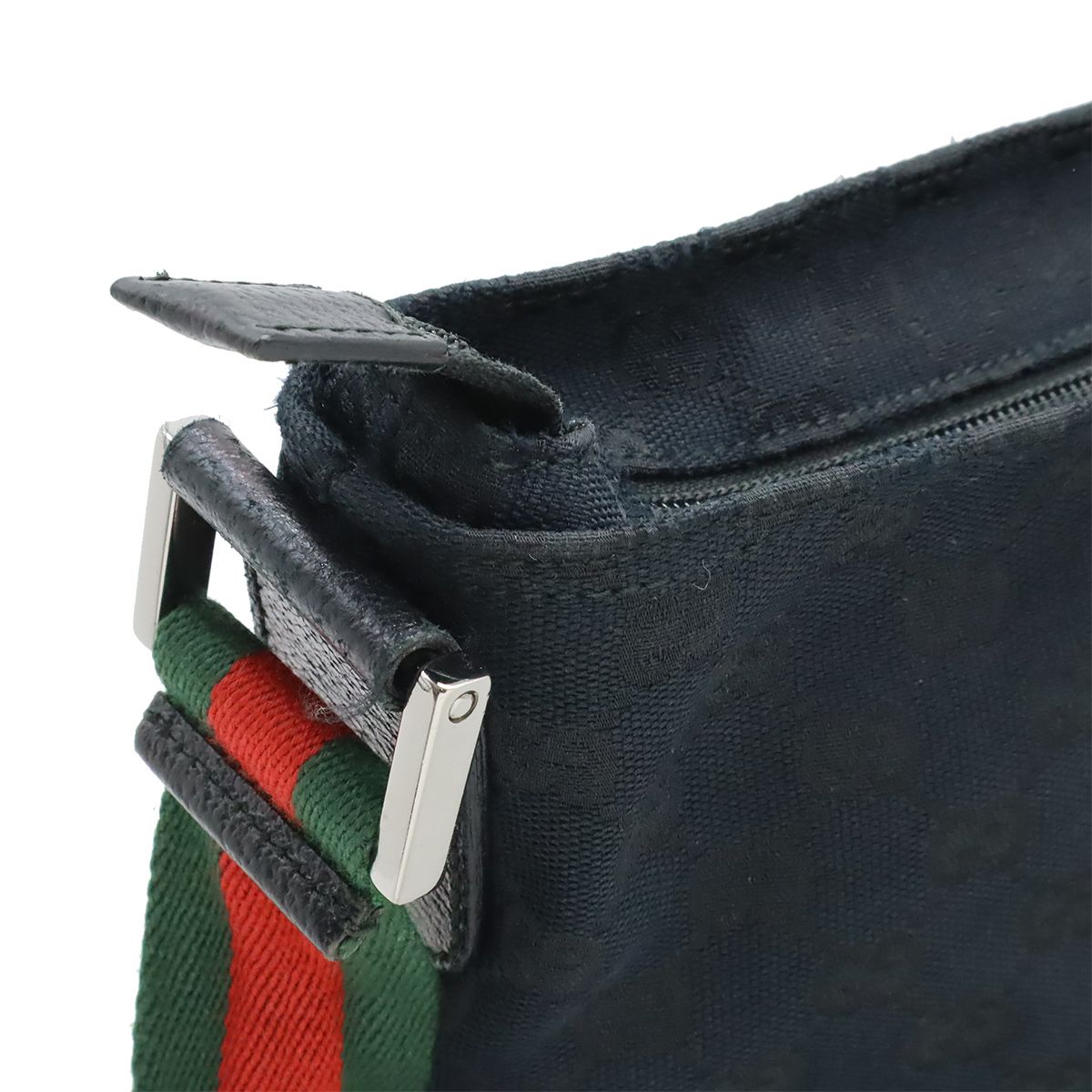 GUCCI グッチ GGキャンバス シェリーライン ウェブライン ショルダー 
