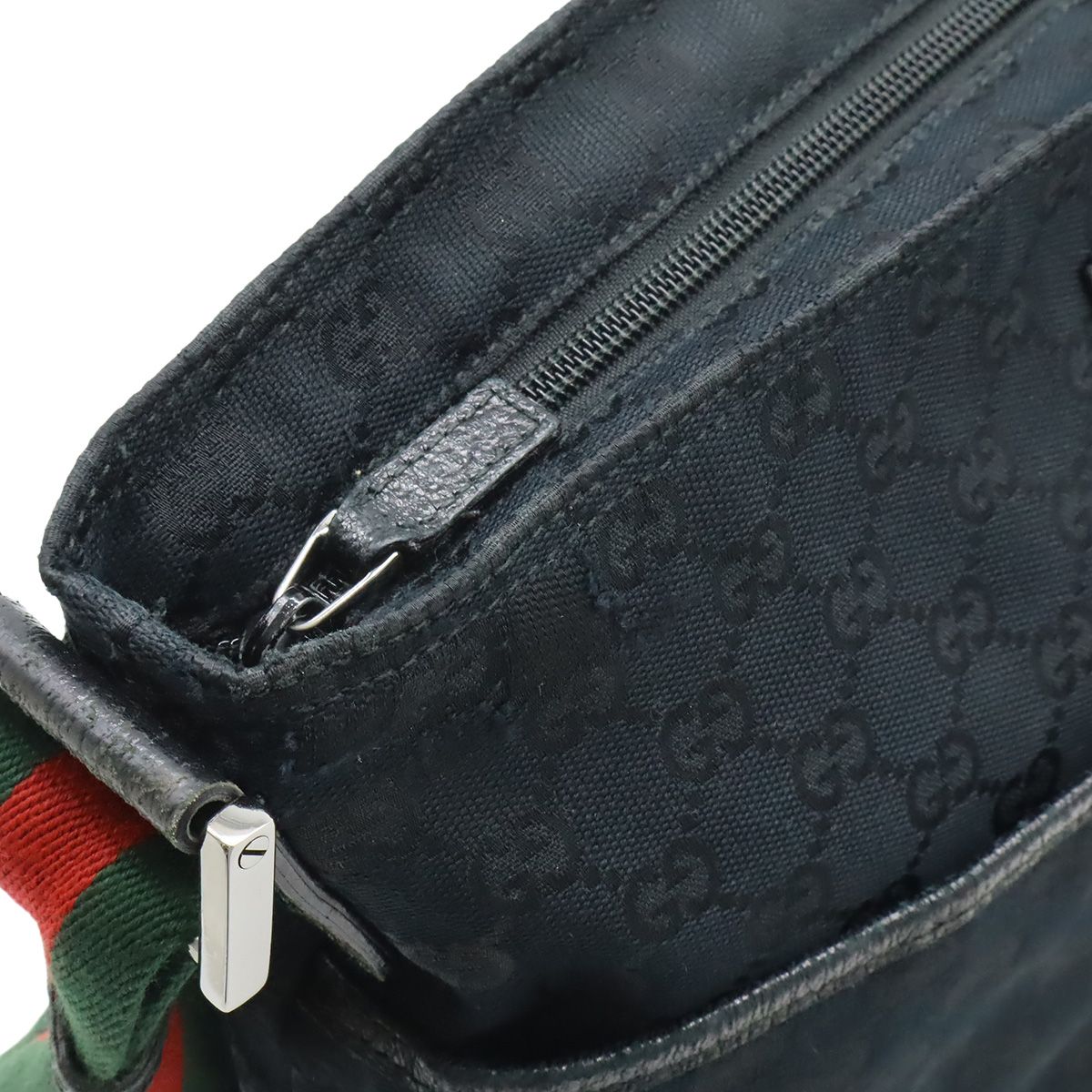 GUCCI グッチ GGキャンバス シェリーライン ウェブライン ショルダー