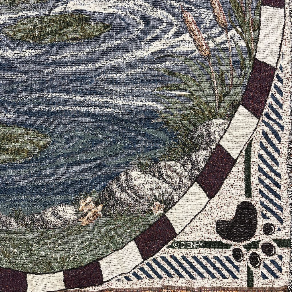 希少 Disney 101匹わんちゃん ダルメシアン 犬柄 ヴィンテージ ラグ 希少 Disney 101匹わんちゃん ダルメシアン 犬柄 ヴィンテージ ラグ