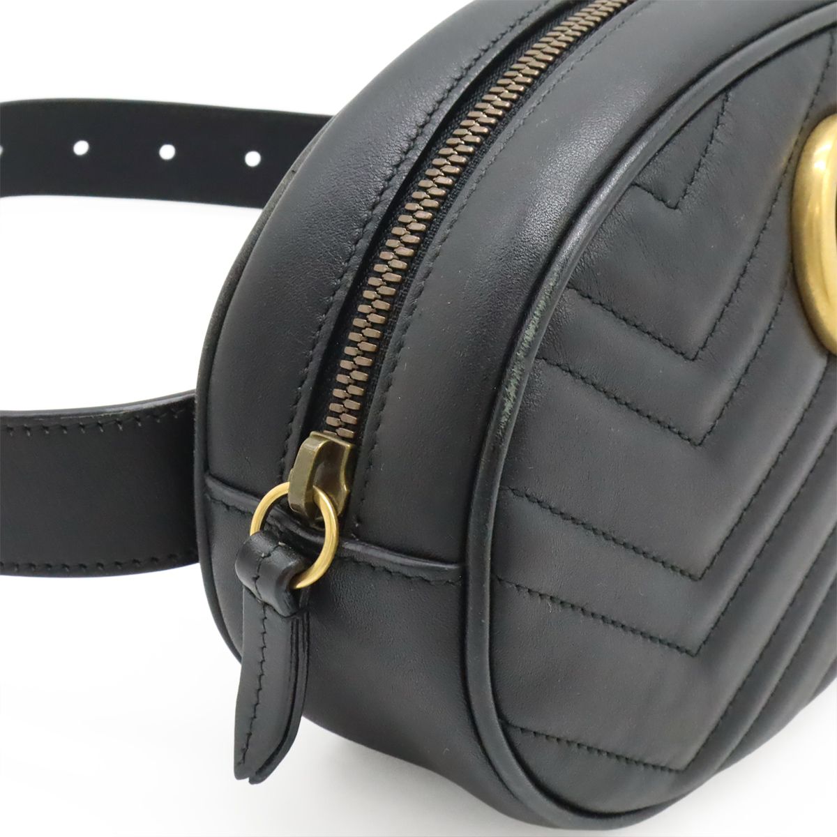 GUCCI グッチ GGマーモント ベルトバッグ ボディバッグ ウエストバッグ