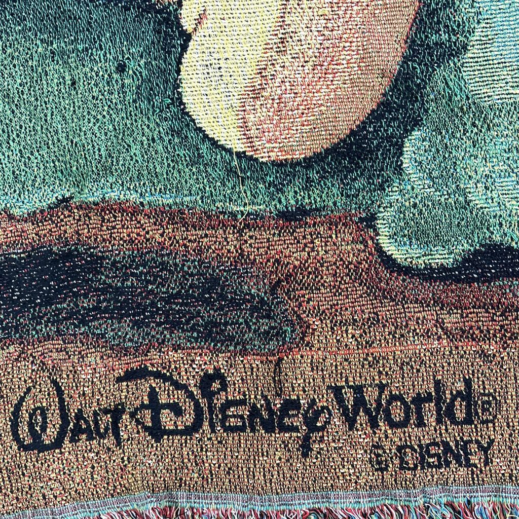 vintageラグ ブランケット マルチカバー タペストリー WDW Disney
