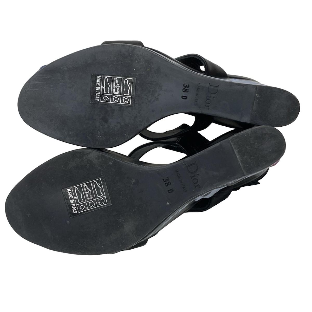 ディオール/クリスチャンディオール サンダル 38D レディース - 黒