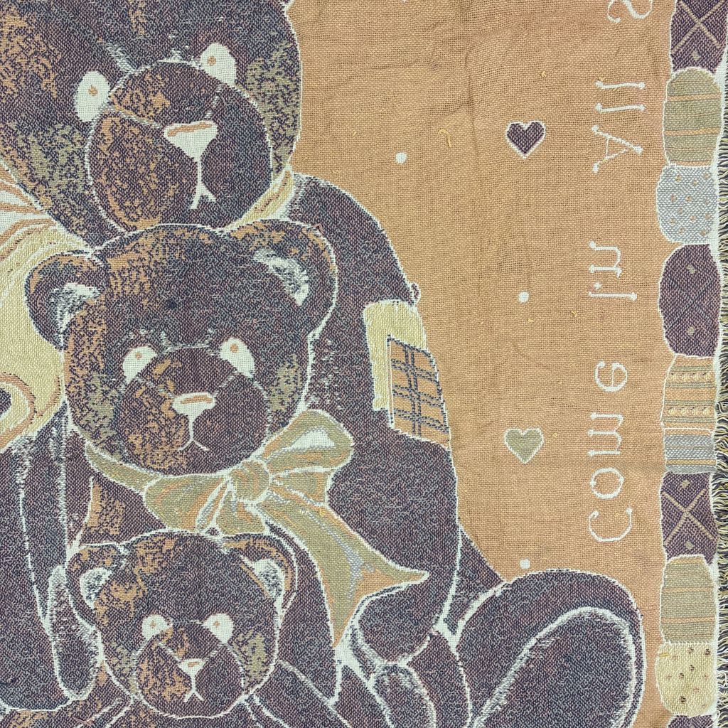 vintageラグ ブランケット マルチカバー タペストリー アニマル 動物