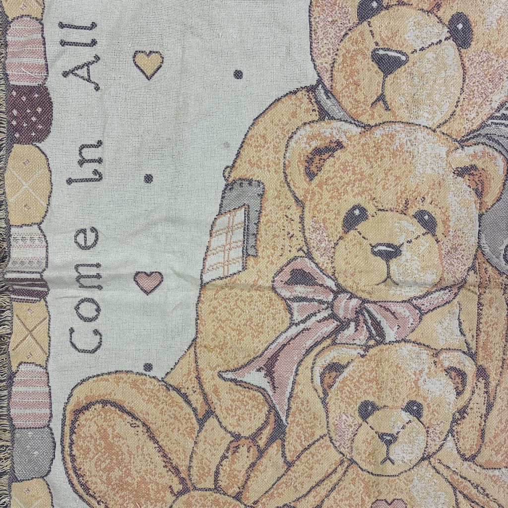 vintageラグ ブランケット マルチカバー タペストリー アニマル 動物