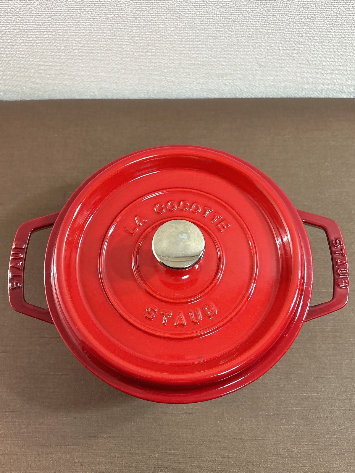 STAUB ストウブ ラウンドココット 20 cm チェリーレッド
