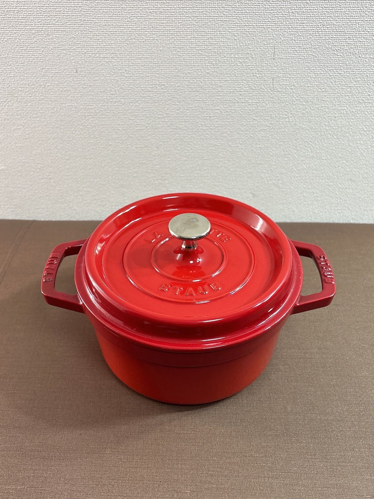 STAUB ストウブ ラウンドココット 20 cm チェリーレッド