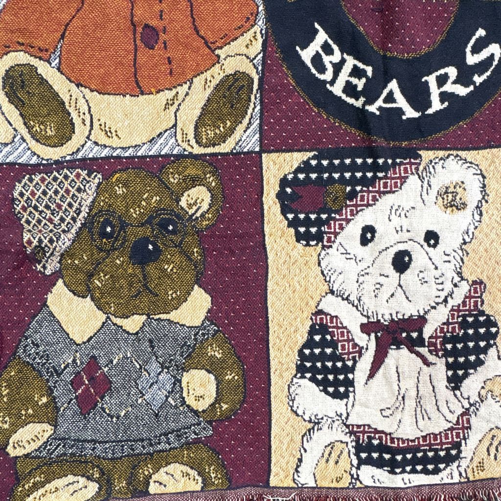 vintageラグ ブランケット マルチカバー タペストリー アニマル 動物