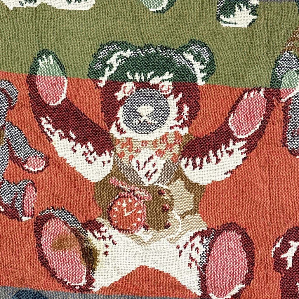 vintageラグ ブランケット マルチカバー タペストリー アニマル 動物