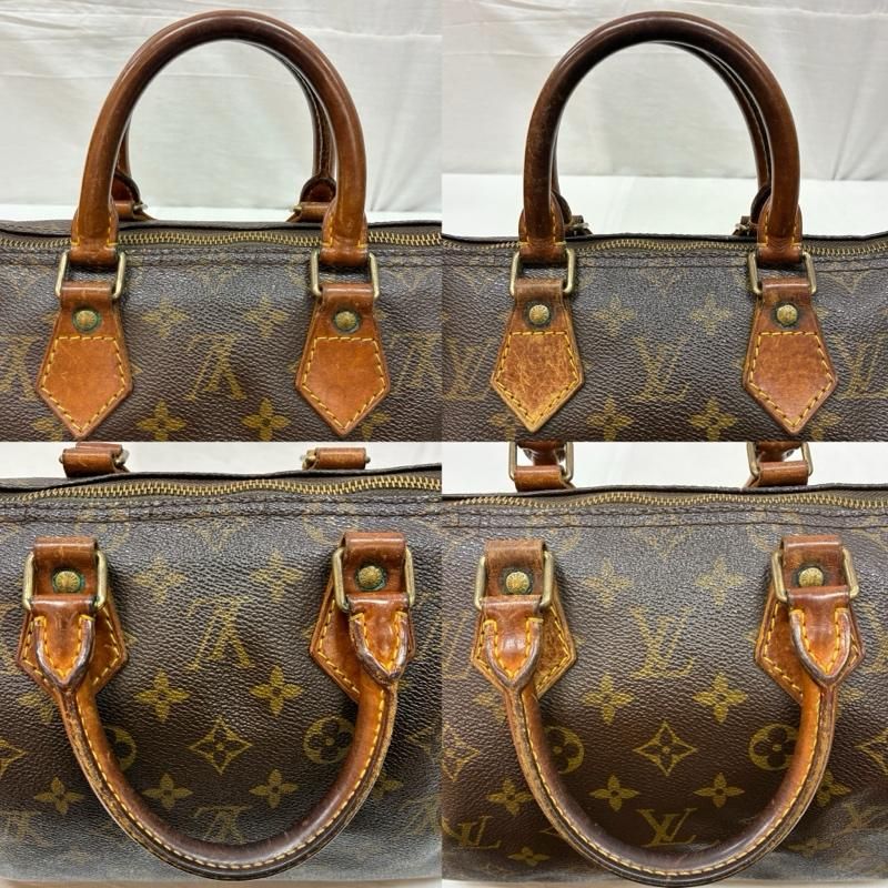 ルイヴィトン スピーディ25 ミニボストン ハンドバッグ ヴィンテージ加工 LOUIS VUITTON（ルイ・ヴィトン） 極 美品 鍵付き ヴィンテージ