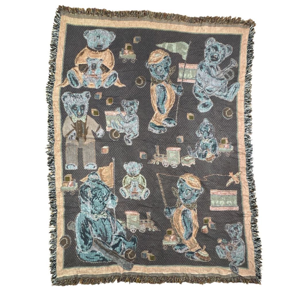 2点セット BNBD アニマル ラグ ビンテージ 古着 テディベア 熊 2点セット BNBD アニマル ラグ ビンテージ 古着 テディベア 熊