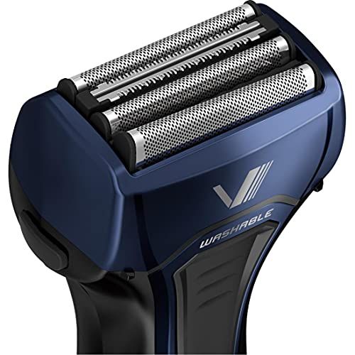  イズミ 電気シェーバー ソリッドシリーズ 刃 往復式 本体丸洗い ブルー 替刃 付 IZF-V 559-A-EA 3 dae 1 c 17 その他 キッチン 食器