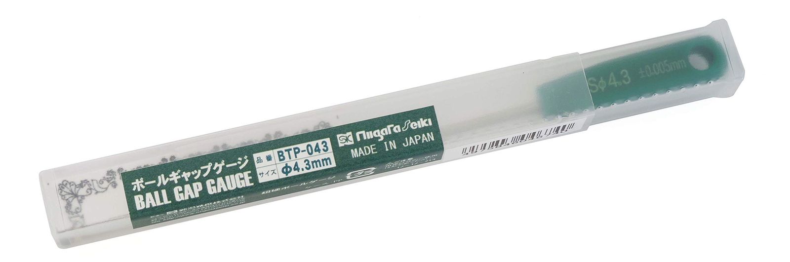 新潟精機 SK 日本製 ボールギャップゲージ ABS樹脂グリップ S φ4 3 BTP 043