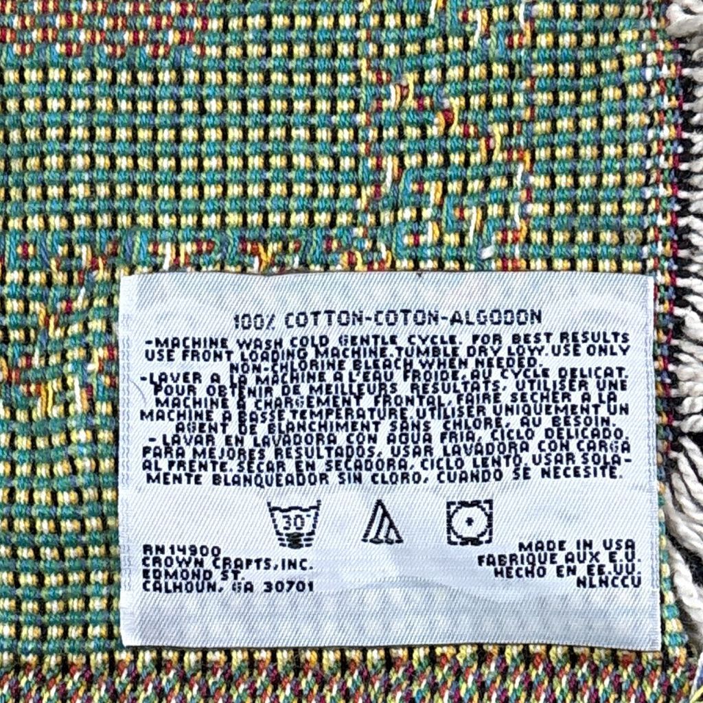 vintageラグ ブランケット マルチカバー タペストリー USA製 MADE IN vintageラグ ブランケット マルチカバー タペストリー USA製 MADE IN