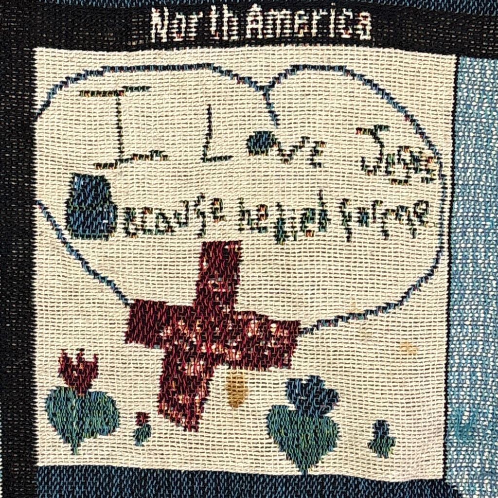 アメリカ軍 ラグ マルチカバー タペストリー イラク戦争 スーベニア