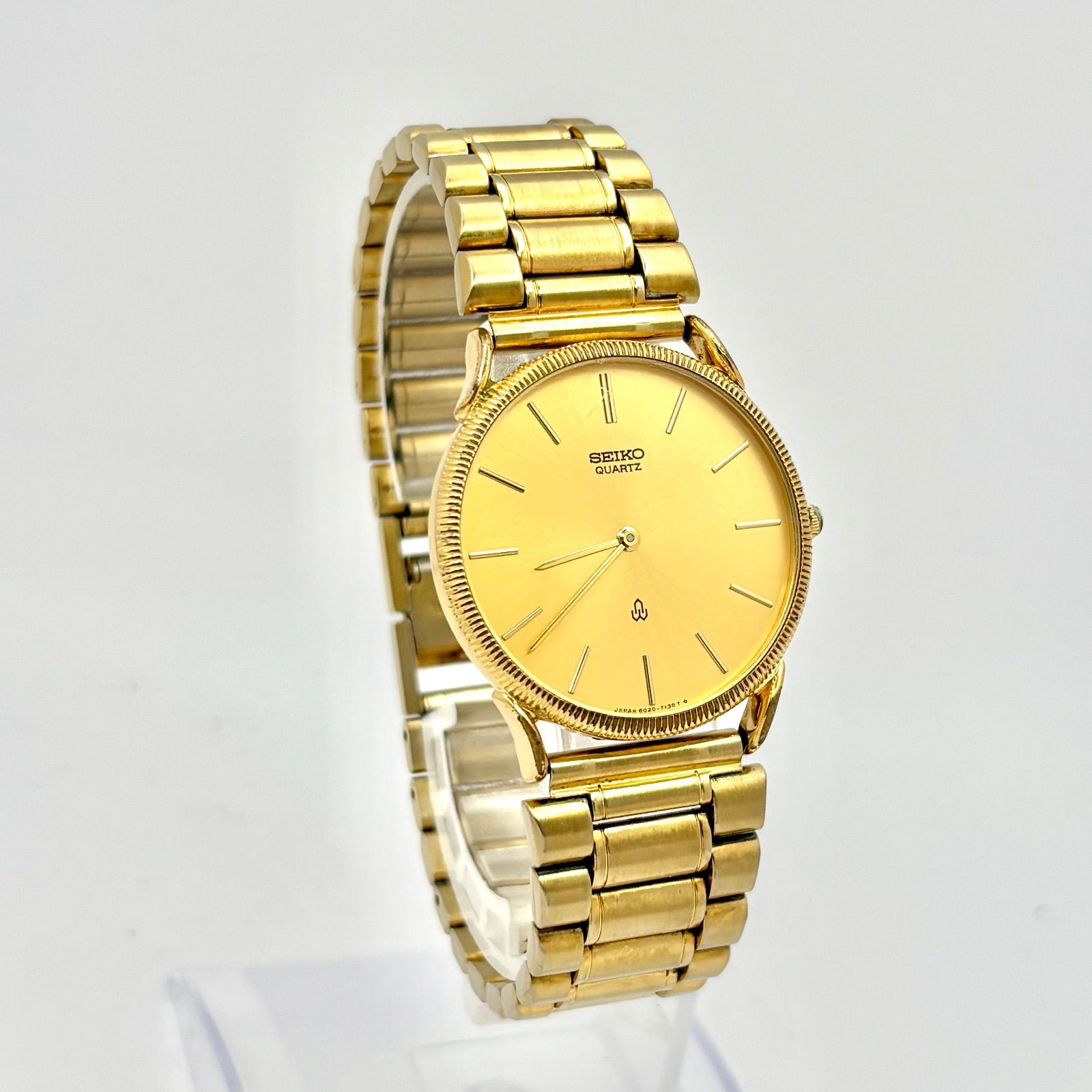 新品電池】SEIKO セイコー メンズ 腕時計 ゴールド 6020-7060 290617