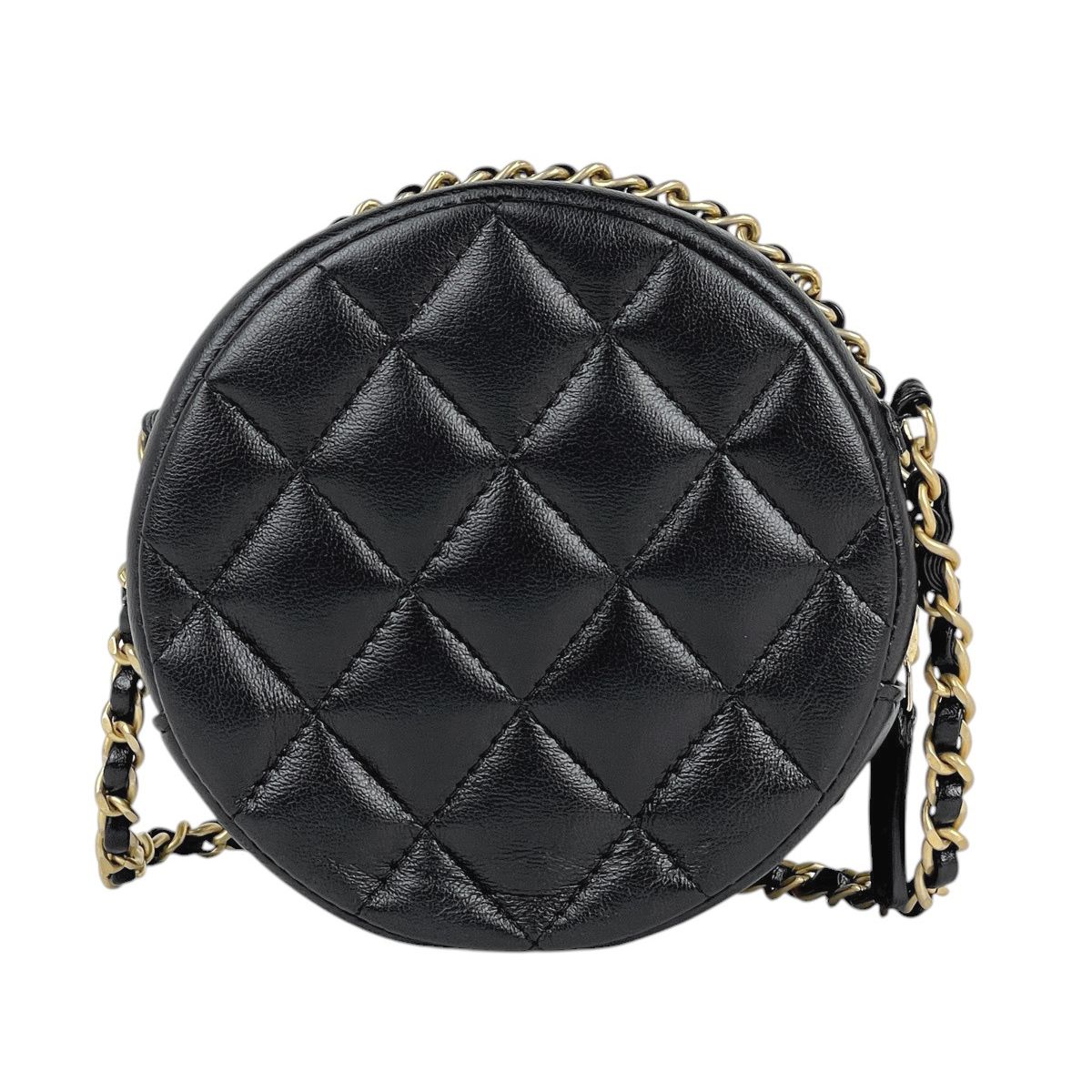 CHANEL19 マトラッセ ココマーク ラウンドチェーンショルダーバッグ CHANEL19 マトラッセ ココマーク ラウンドチェーンショルダーバッグ