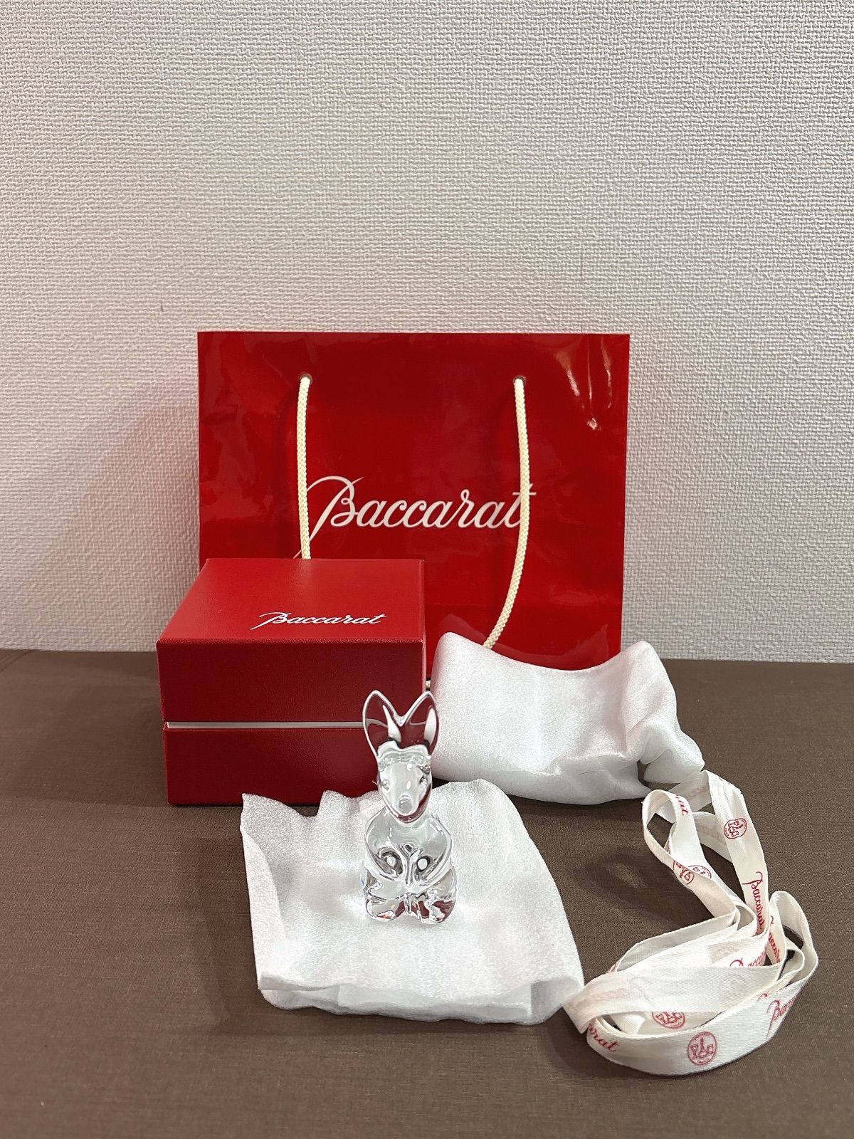 Baccarat/バカラ】置物 小物 インテリア うさぎ 兎 ラビット
