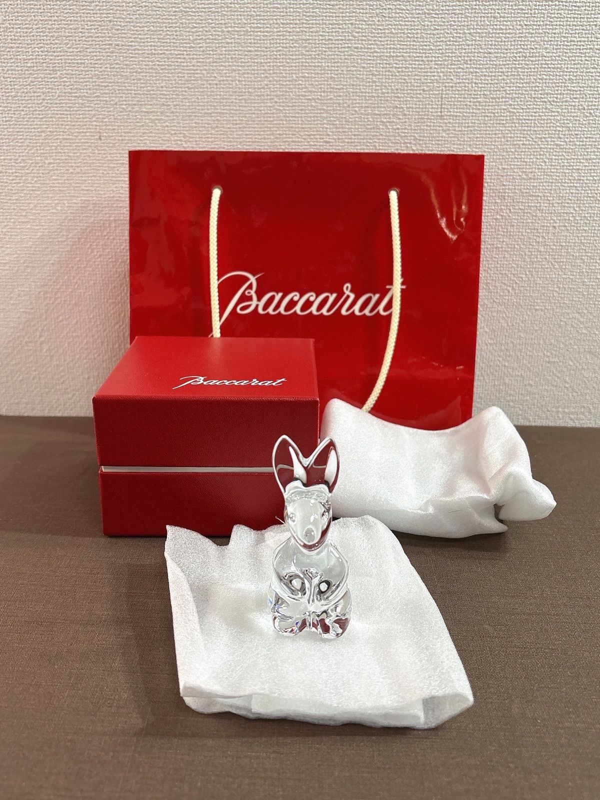 Baccarat/バカラ】置物 小物 インテリア うさぎ 兎 ラビット