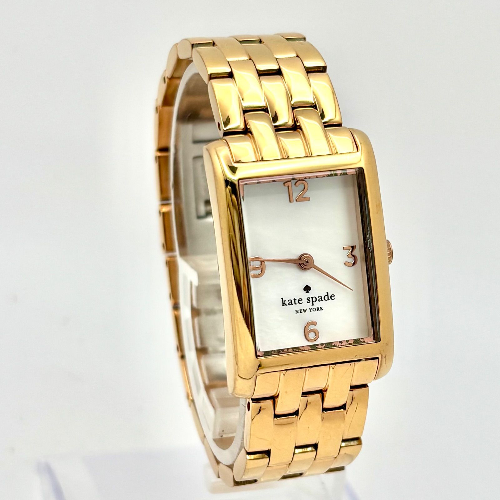 箱付/新品電池】kate spade ケイトスペード レディース 腕時計 シェル