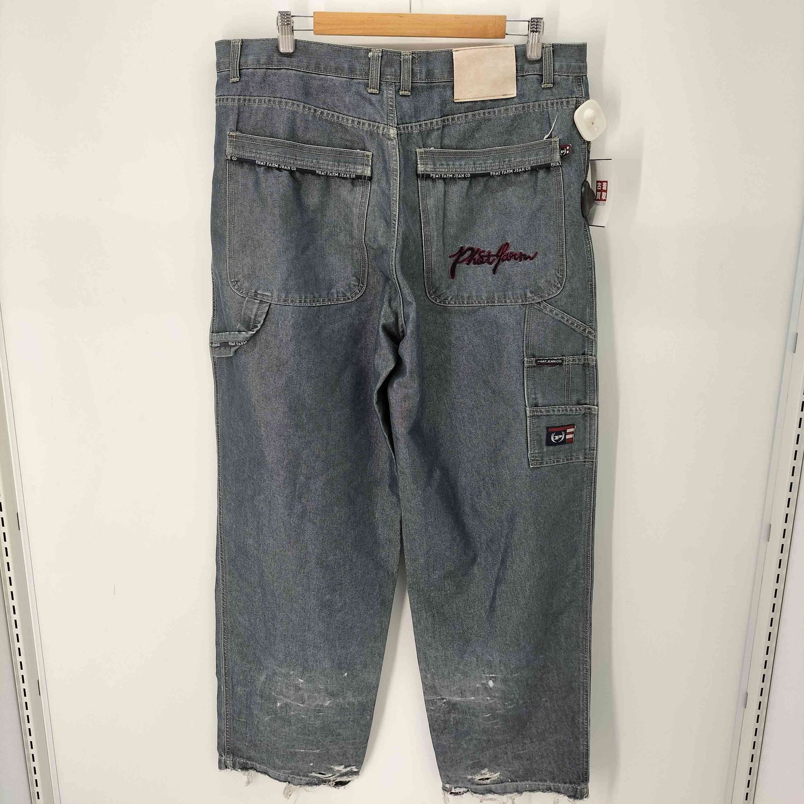 ファットファーム PHAT FARM 90-00S USA製 バック刺繍 極太 ペインター