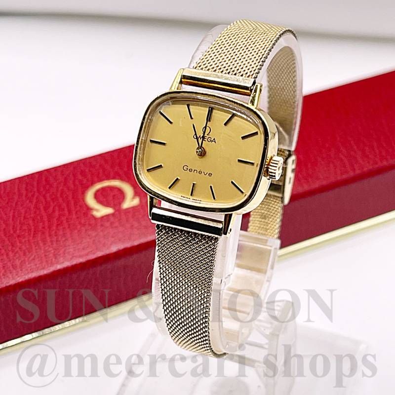OMEGA オメガ ジュネーブ レディース腕時計 手巻き ゴールドカラー