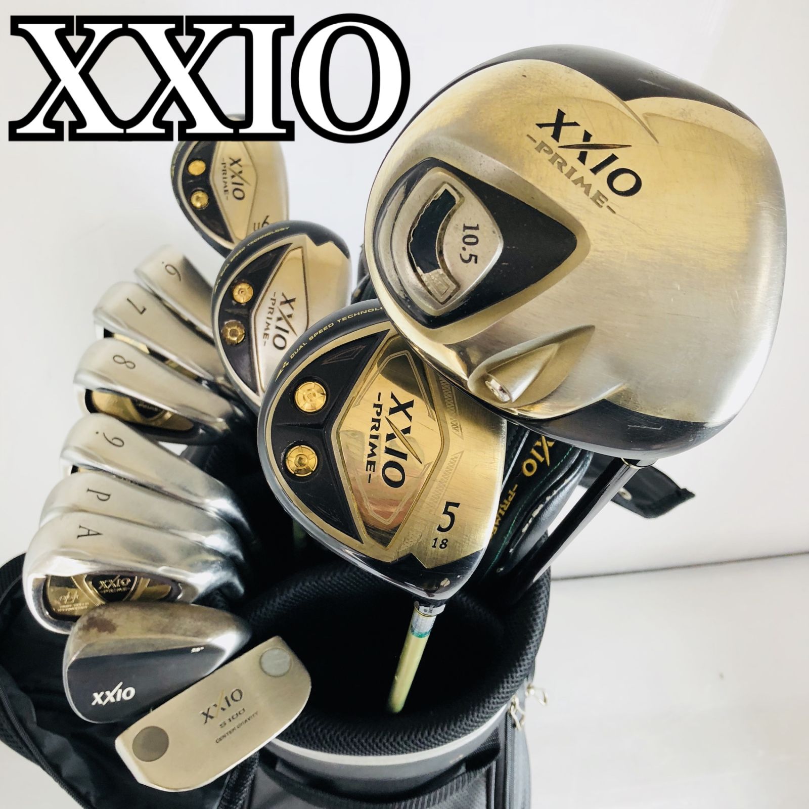 ダブロン　金銀セット　オリジナルプロップ DUNLOP ダンロップ XXIO ゼクシオ PRIME プライム メンズ ゴルフ