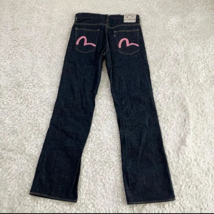 美品！EVISU エヴィス エビス ピンクカモメ デニムパンツ 2017 34×35