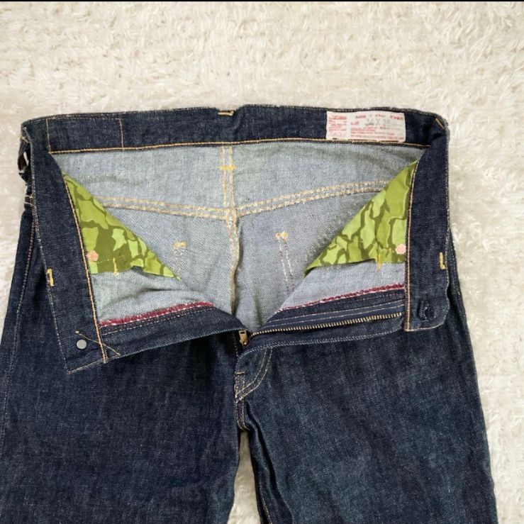 美品！EVISU エヴィス エビス ピンクカモメ デニムパンツ 2017 34×35