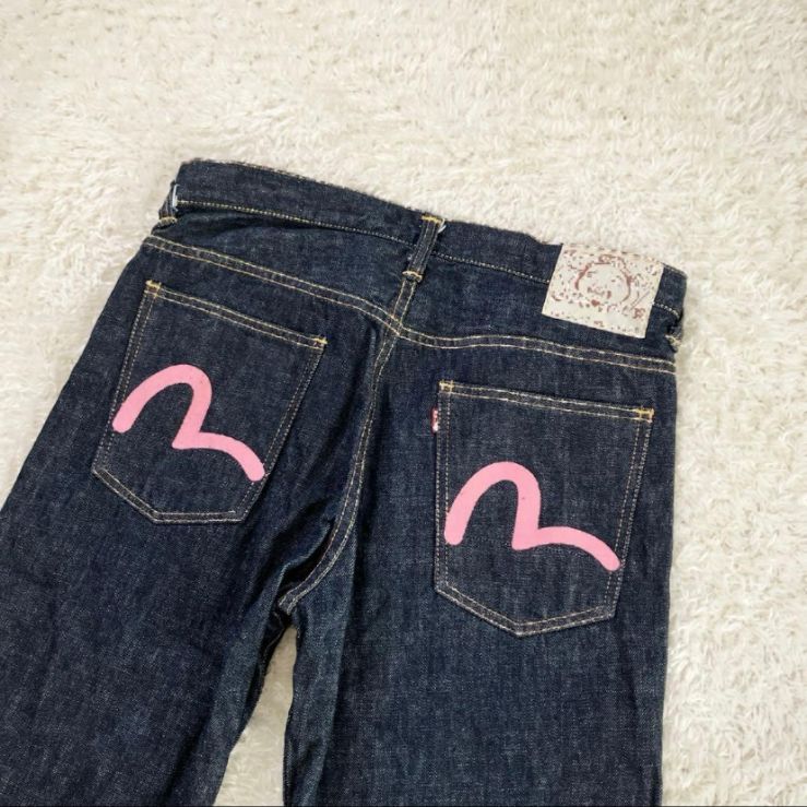 美品！EVISU エヴィス エビス ピンクカモメ デニムパンツ 2017 34×35