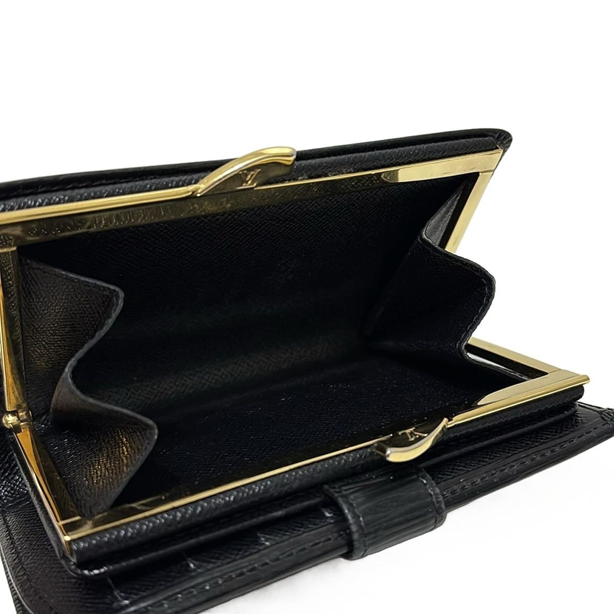 ルイヴィトン　ポルトモネ　エピ　ヴェノワ　M63242 二つ折り財布　ブラック LOUIS VUITTON(ルイヴィトン) 2つ折り財布 エピ ポルトモネビエ