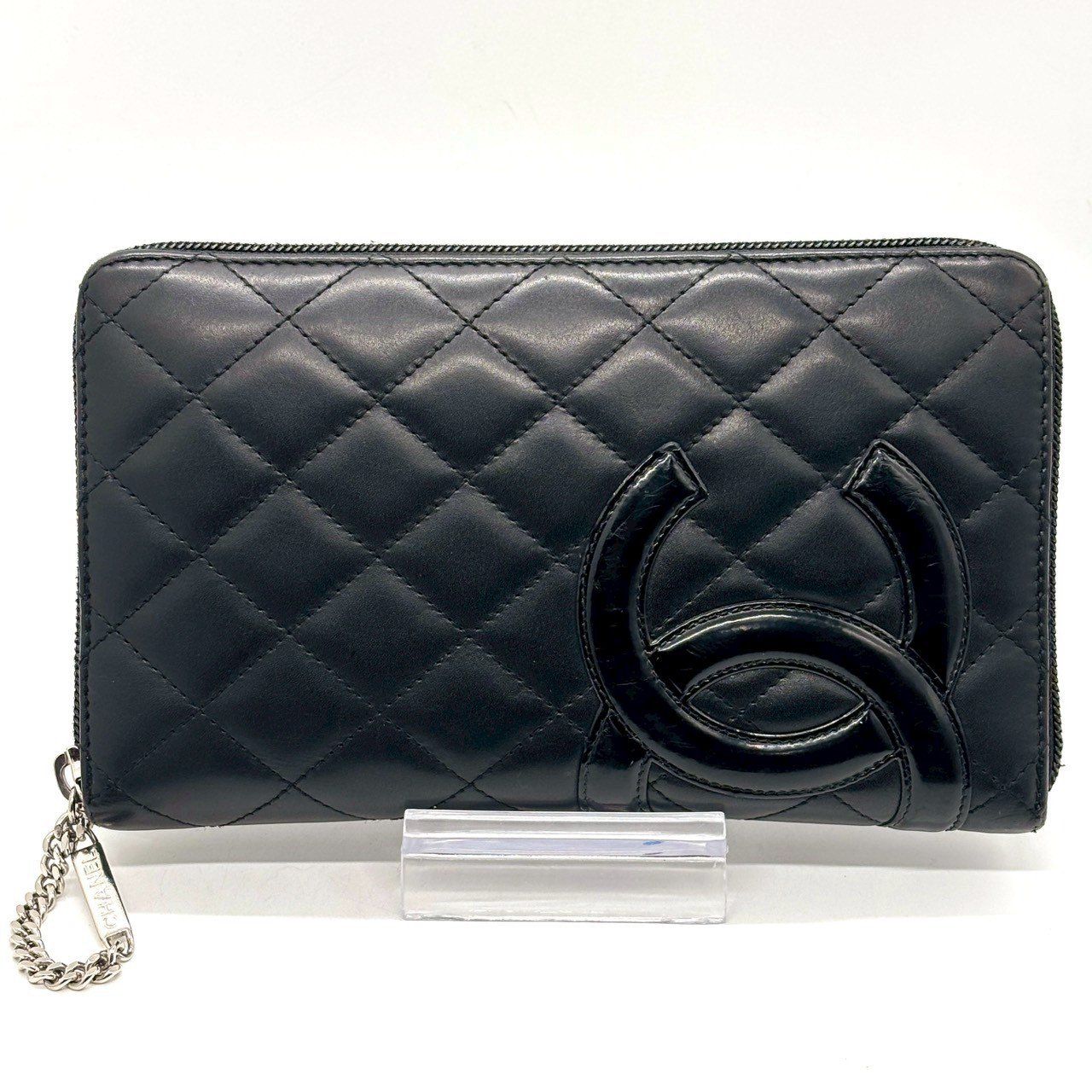 美品✨シャネルCHANEL長財布カンボンラインオーガナイザー マトラッセラウンド 美品】CHANEL シャネル 長財布 オーガナイザー カンボンライン