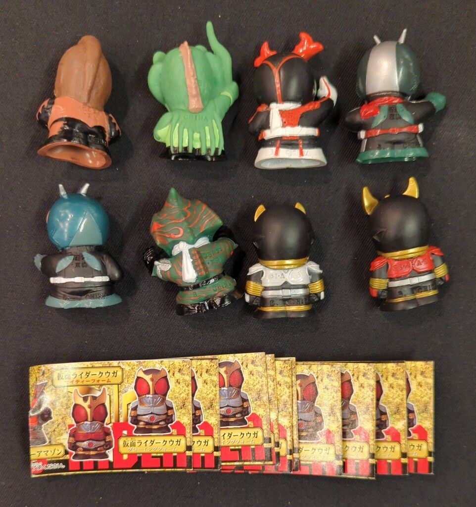 バンダイ 仮面ライダーソフビコレクション2 仮面ライダーシリーズ 全8