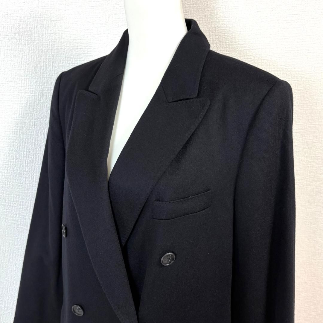 最高級 davison ロロピアーナ カシミヤ100% ロングコート 38 黒 - メルカリ
