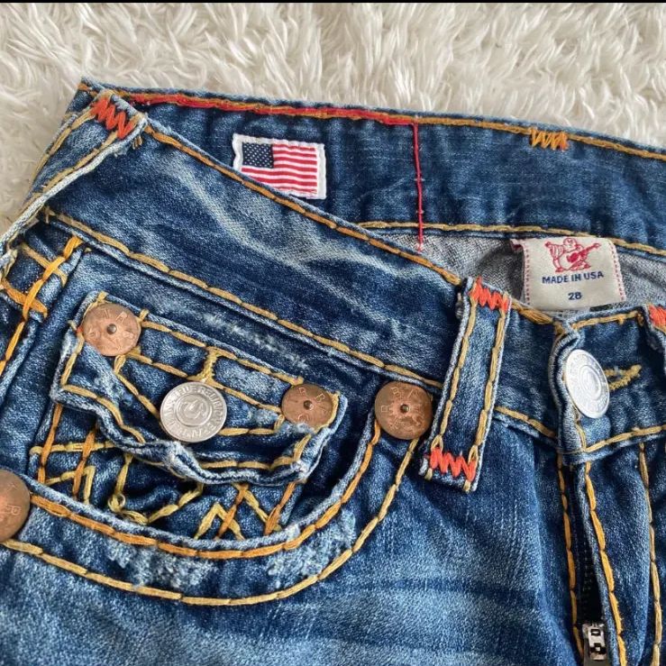 TRUE RELIGION JOEY SUPER T トゥルーレリジョン 極太ステッチ デニム