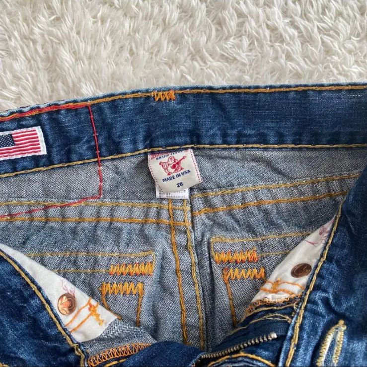 TRUE RELIGION JOEY SUPER T トゥルーレリジョン 極太ステッチ デニム