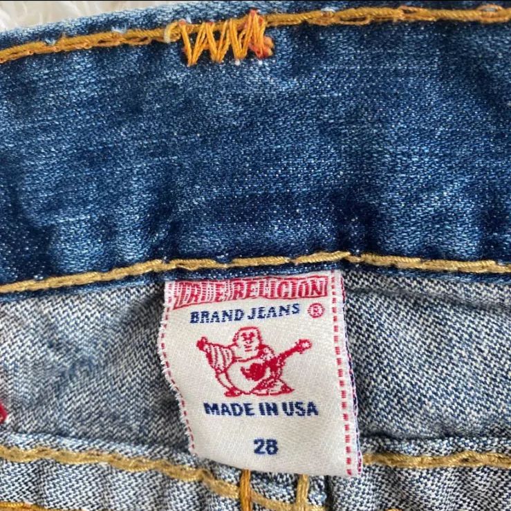 TRUE RELIGION JOEY SUPER T トゥルーレリジョン 極太ステッチ デニム