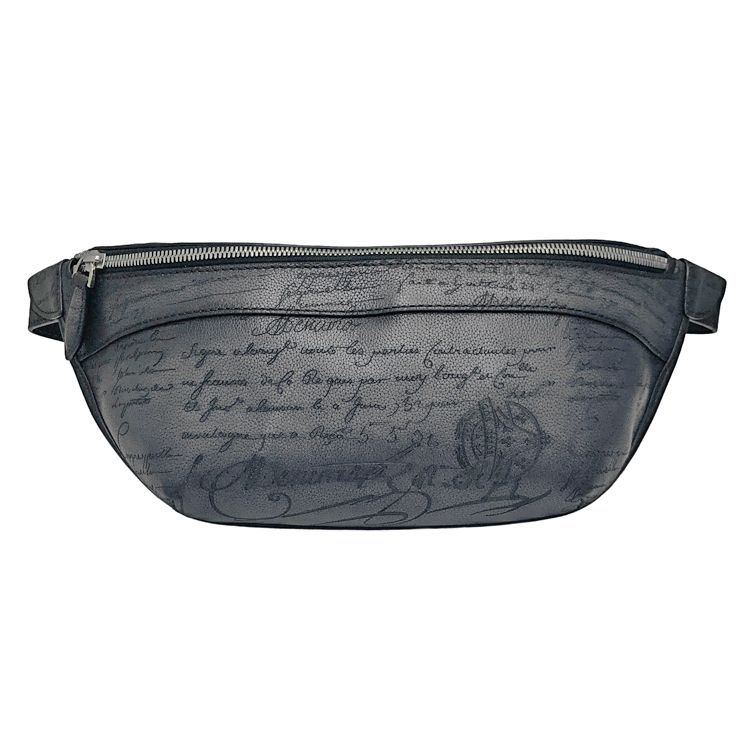 హ*様 美品 BERLUTI ベルルッティ リュック バックパック カリグラフィ ベルルッティ カリグラフィ デイ アウト レザー バックパック