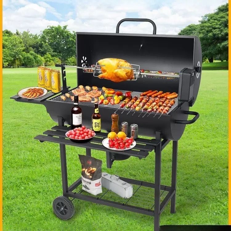 大好評 高品質 8 16人用 バーベキューグリル 家庭用バーベキューグリル 炭屋外バーベキュー カーボンオーブン 中庭 グリル 炭火焼
